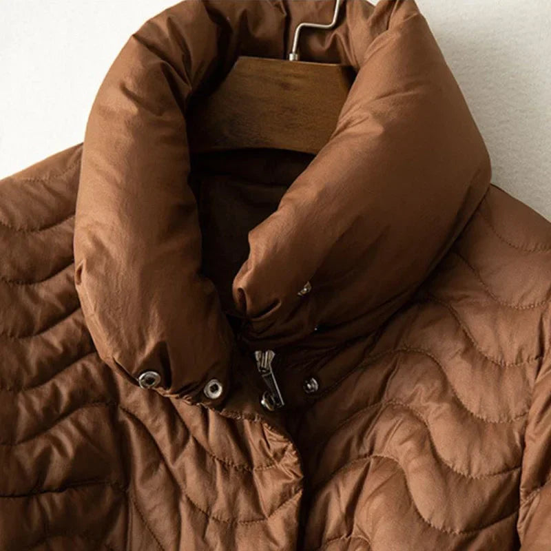 Mantecón Largo Acolchado Con Capucha Para Mujer | Ideal Para El Invierno