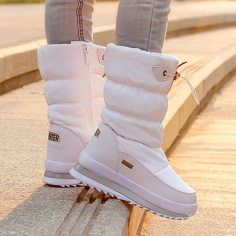Zapatos de Invierno con Forro Interior para Mujer | Ideal para Caminatas en Días Fríos