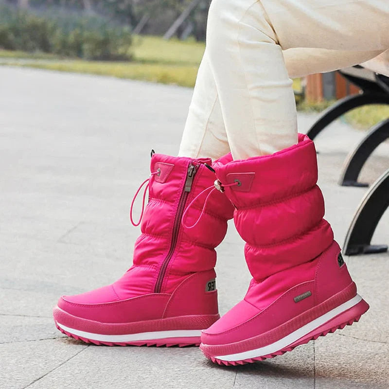 Zapatos de Invierno con Forro Interior para Mujer | Ideal para Caminatas en Días Fríos