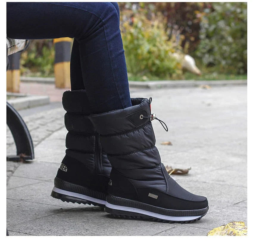Zapatos de Invierno con Forro Interior para Mujer | Ideal para Caminatas en Días Fríos