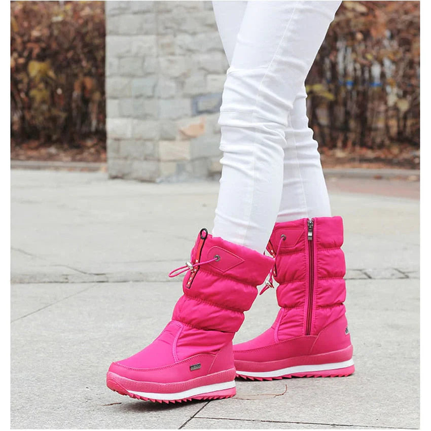 Zapatos de Invierno con Forro Interior para Mujer | Ideal para Caminatas en Días Fríos