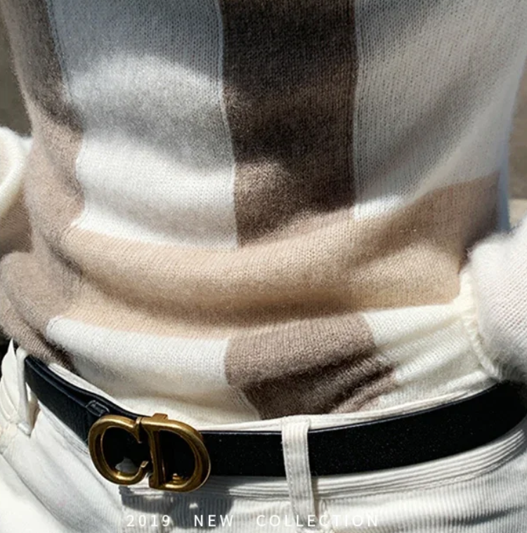 Jersey De Cuello Alto Con Motivo De Cuadros Para Mujer | Ideal Para Otoño E Invierno