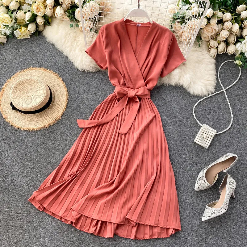Vestido Con Múltiples Estampados Y Cortes Para Mujer | Ideal Para Uso Diario Y Eventos