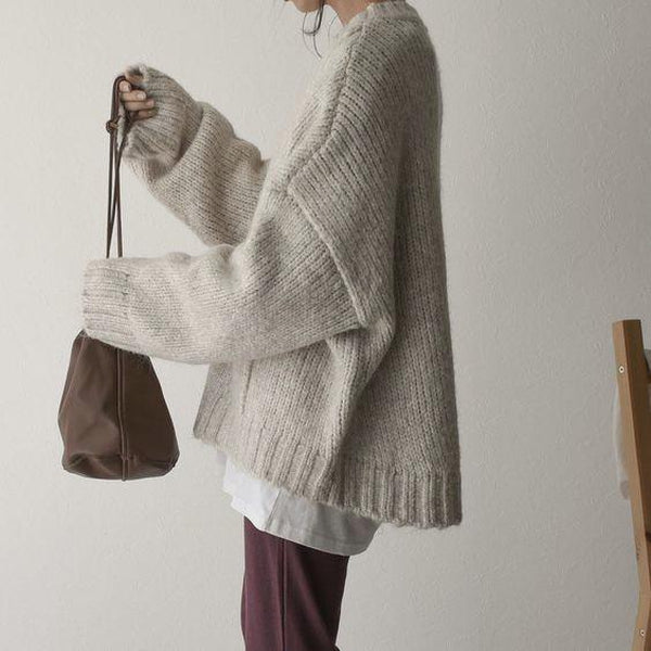 Jersey Oversize con Bolsillo Frontal Contrastado Para Mujer | Ideal Para Uso Diario