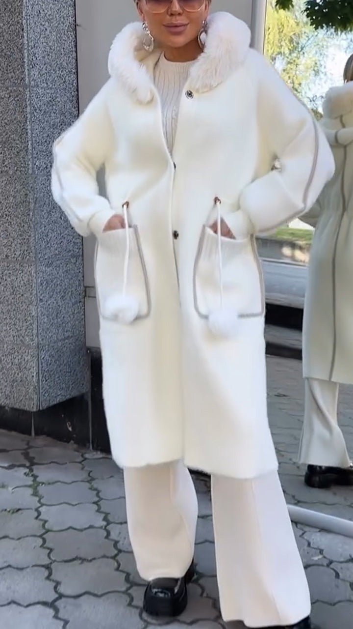 Manteco con Cinturón de Ajuste y Capucha Integrada para Mujer | Ideal para la Mi-Estación