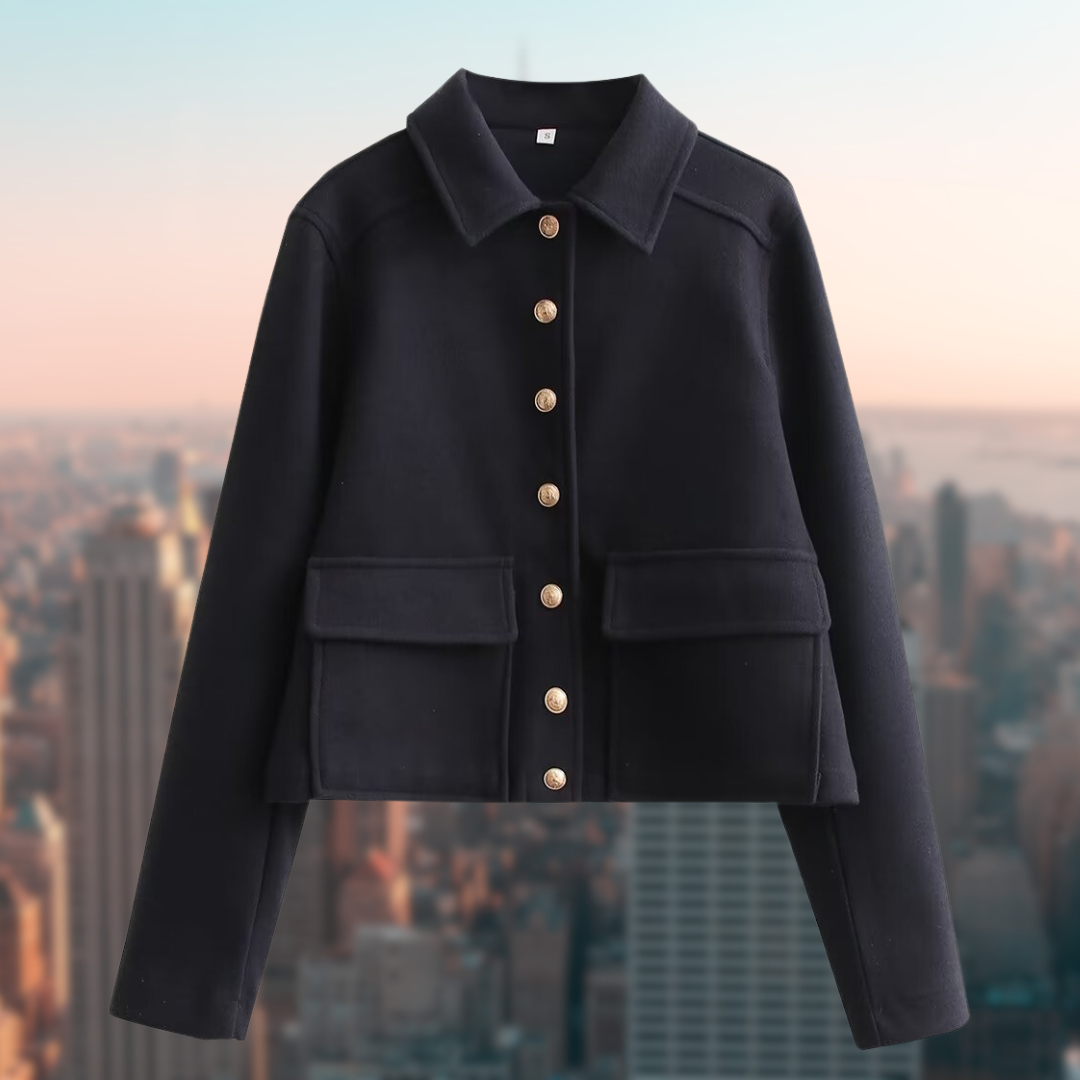 Chaqueta Con Cierre De Botones Para Mujer | Ideal Para El Otoño