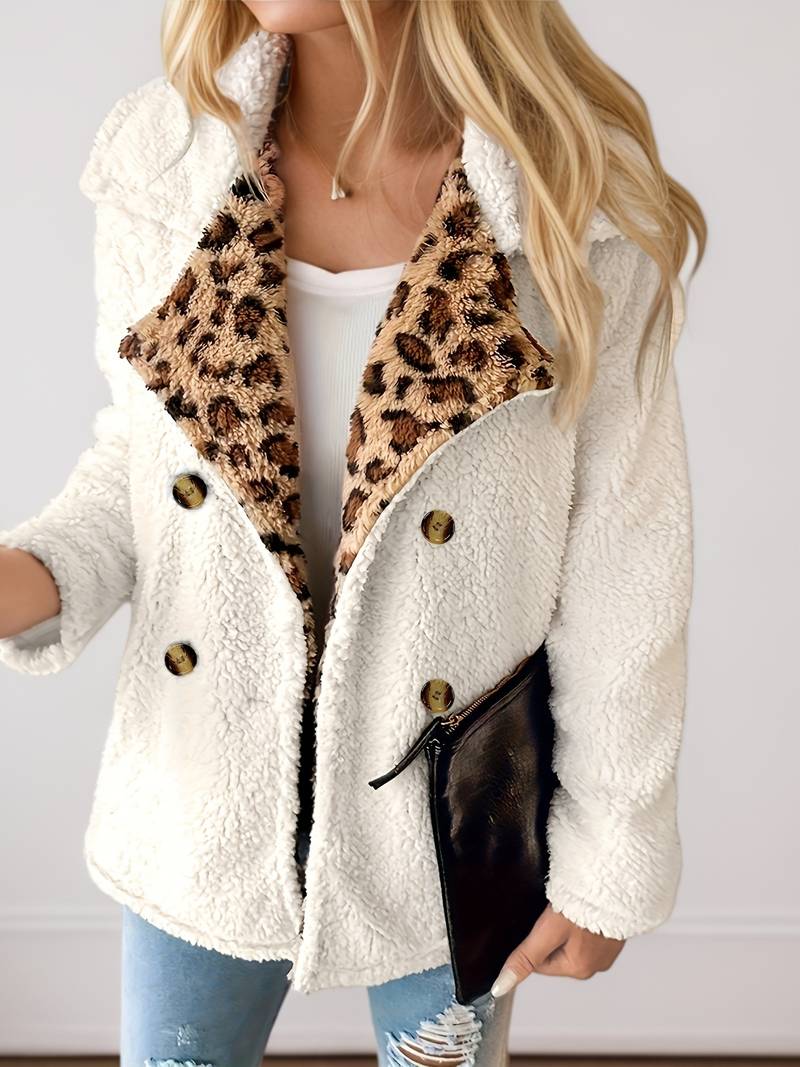 Chaqueta Con Estampado Animal Para Mujer | Ideal Para Invierno