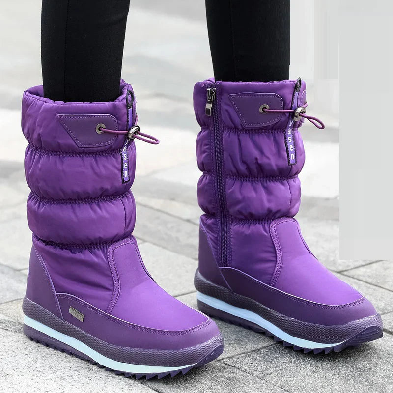 Zapatos de Invierno con Forro Interior para Mujer | Ideal para Caminatas en Días Fríos