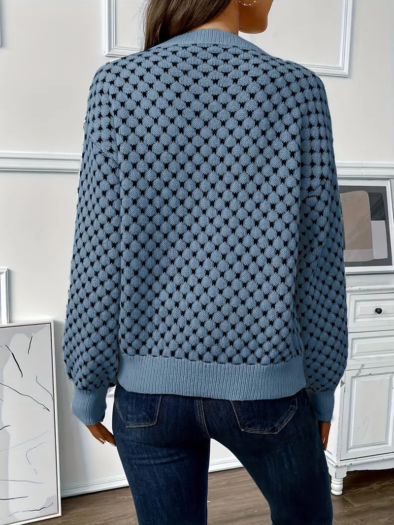 Jersey de Punto con Corte Entallado para Mujer | Ideal para Uso Diario en Temporada Media