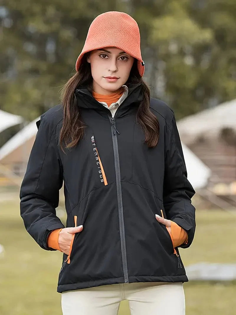 Abrigo Acolchado Con Capucha Para Mujer | Ideal Para Invierno
