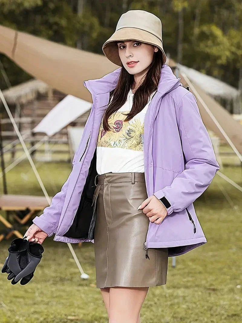 Abrigo Acolchado Con Capucha Para Mujer | Ideal Para Invierno