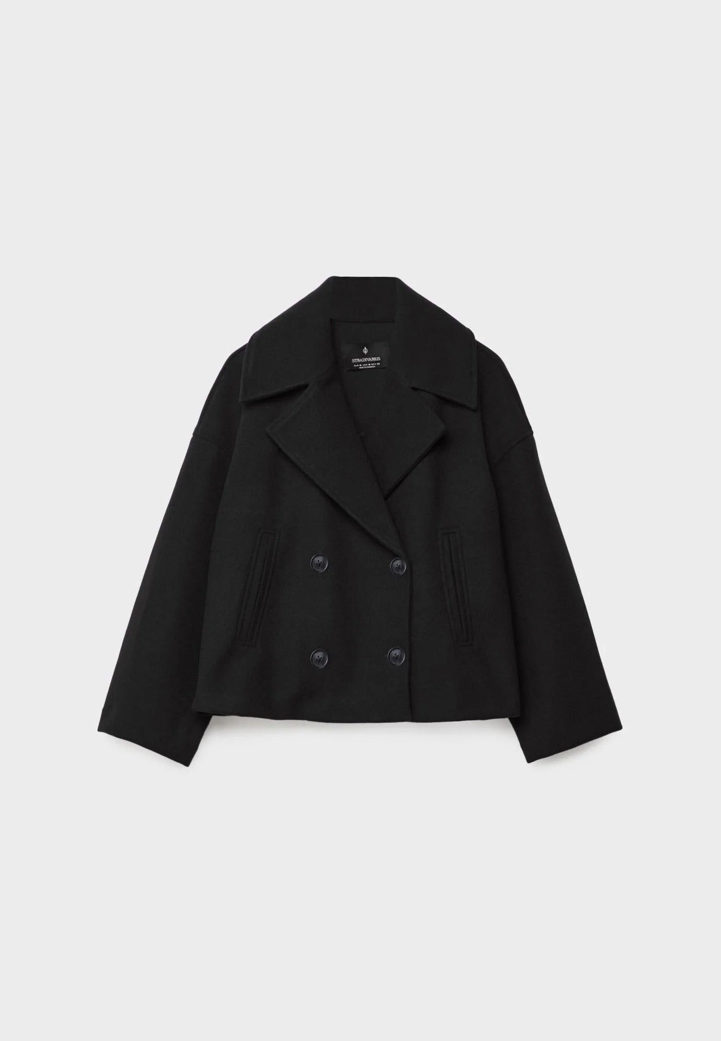 Chaqueta Corta Cruzada con Doble Botonadura para Mujer | Ideal para Oficina y Uso Diario