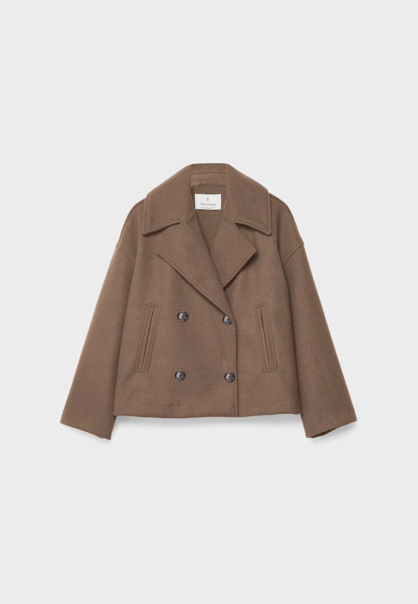 Chaqueta Corta Cruzada con Doble Botonadura para Mujer | Ideal para Oficina y Uso Diario