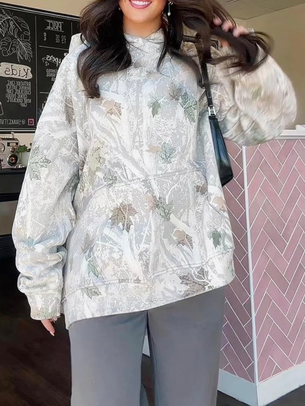 Sudadera Con Capucha e Imprimé Camuflaje Para Hombre | Ideal Para Uso Diario