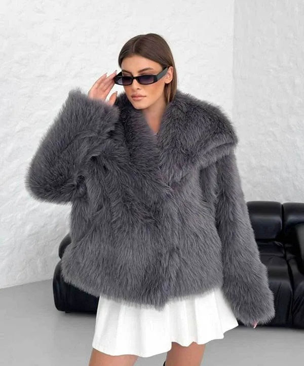 Chaqueta Con Cuello Cruzado Para Mujer | Ideal Para Uso Diario En Invierno