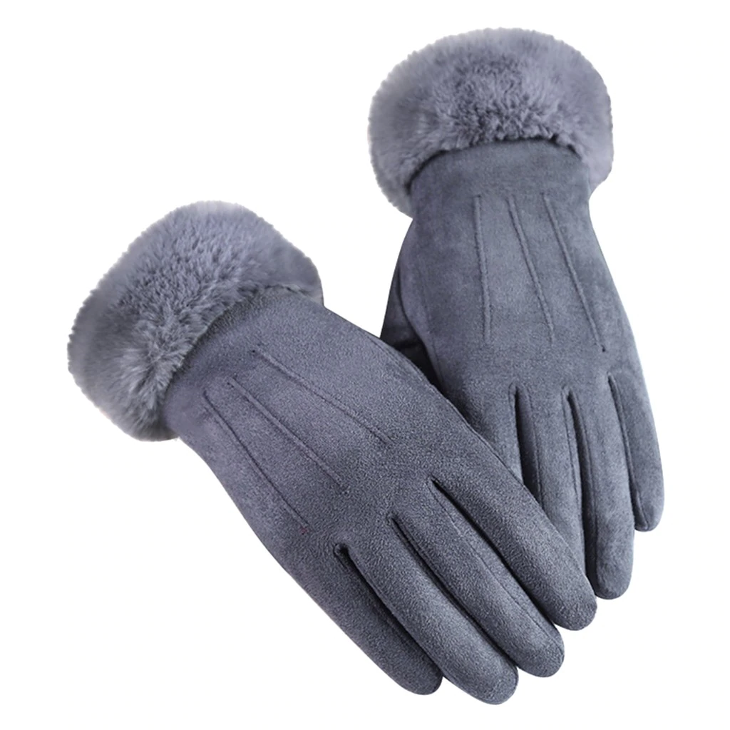 Guantes Con Borde Funcional Para Adultos | Ideales Para Invierno