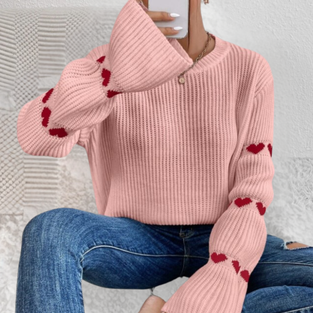 Jersey de Manga Larga con Textura Acanalada Para Mujer | Ideal Para Entretiempo
