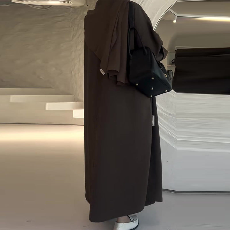 Abrigo Largo Oversize con Cierre Frontal para Mujer | Ideal para Invierno