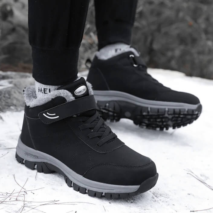 Botas de Invierno con Ajuste Estrecho para Hombre | Ideal para Climas Fríos