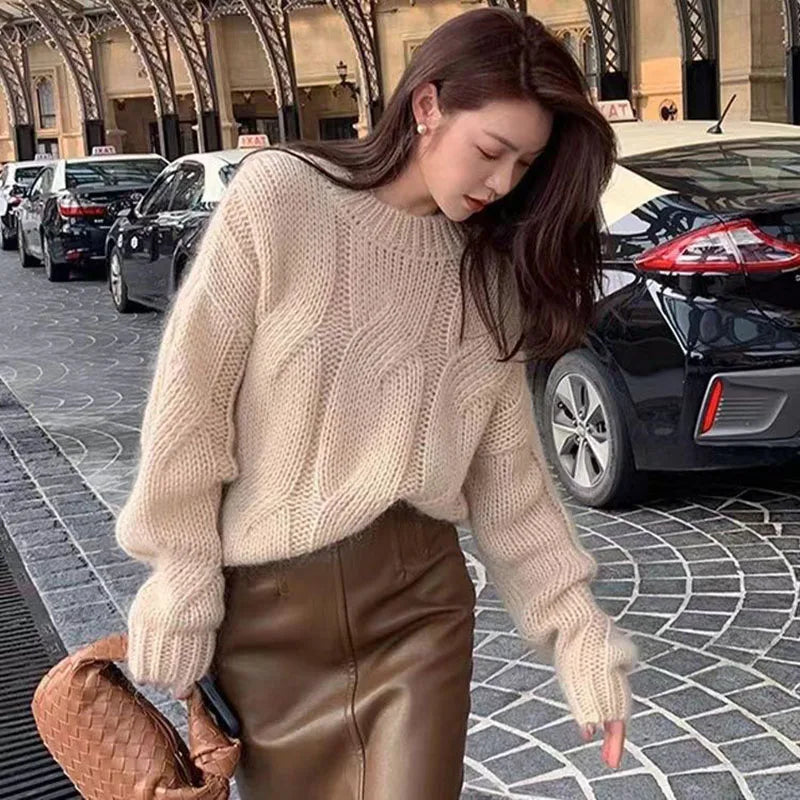 Jersey de Manga Larga con Corte Amplio Para Mujer | Ideal Para Invierno