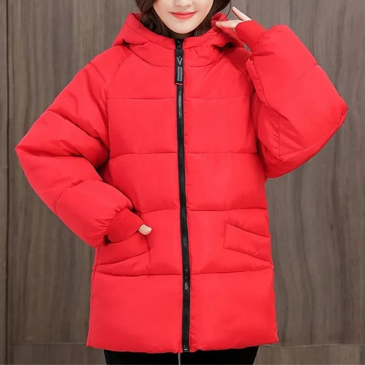 Parka Largo Con Capucha Para Mujer | Ideal Para La Temporada Fría