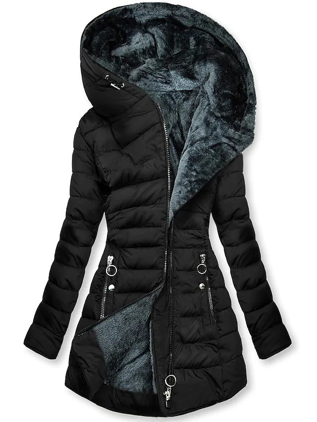 Abrigo Largo con Cinturón para Mujer | Ideal para Entretiempo y Principio de Invierno