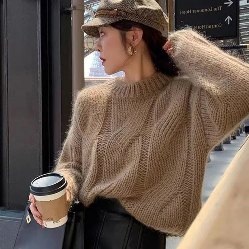 Jersey de Manga Larga con Corte Amplio Para Mujer | Ideal Para Invierno