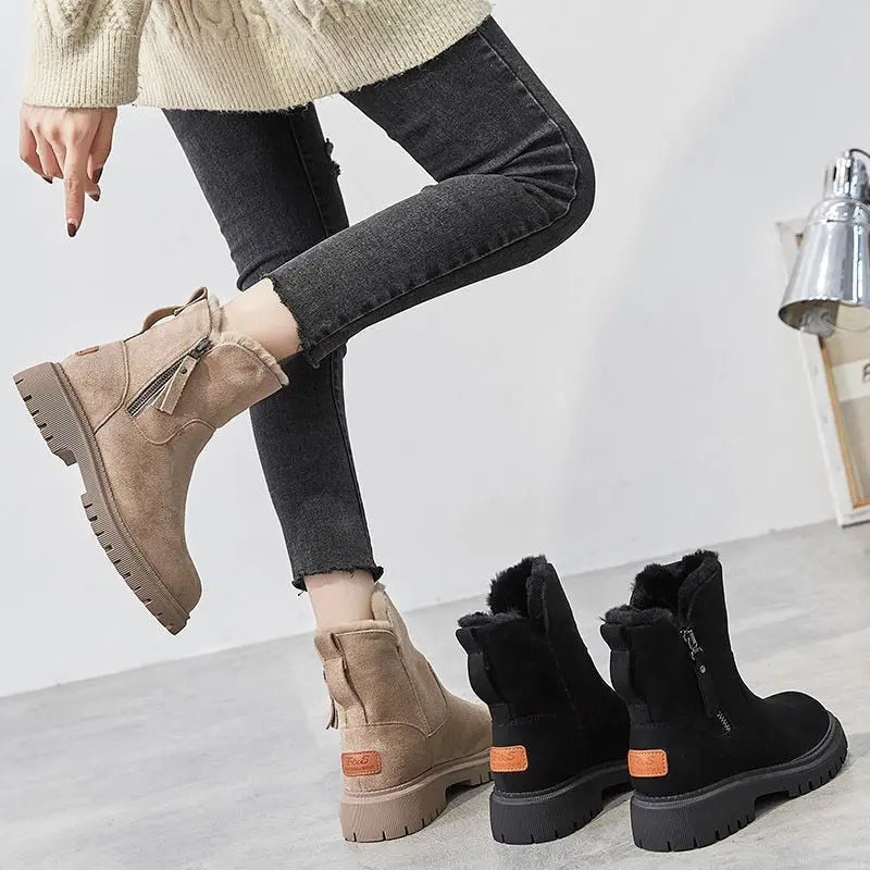 Botas de Invierno con Forro Interior para Mujer | Ideal para Días Fríos
