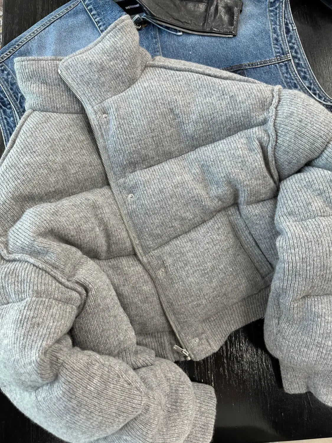 Doudoune Con Cuello Alto y Cierre de Cremallera Para Mujer | Ideal Para La Temporada Fría