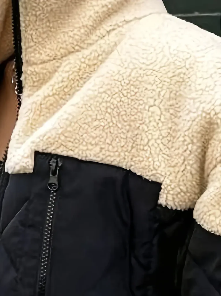 Chaqueta Con Corte Amplio y Cierre de Cremallera Para Mujer | Ideal Para Uso Diario