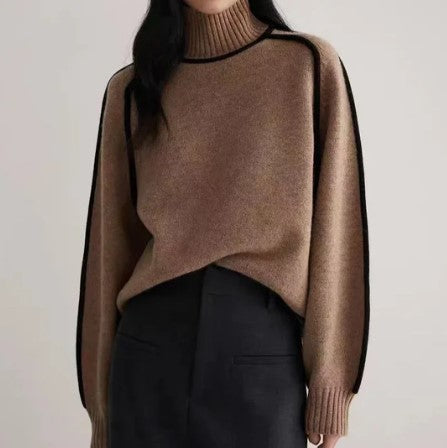 Jersey de Cuello Alto para Mujer | Ideal para Otoño e Invierno