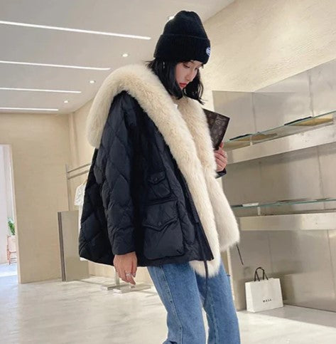 Chaqueta Con Cuello Alto y Cierre de Cremallera Para Mujer | Ideal Para La Temporada Fría