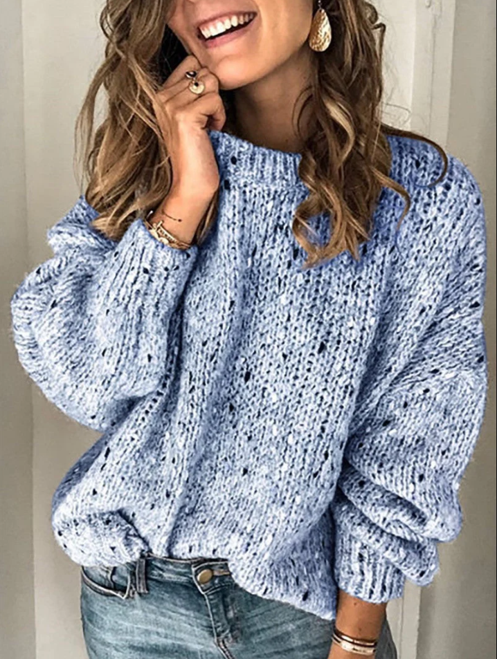 Jersey de Manga Larga con Corte Amplio Para Mujer | Ideal Para Uso Diario