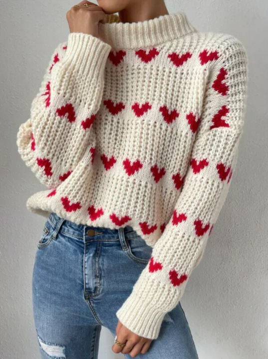 Jersey con Cuello Redondo para Mujer | Ideal para Otoño e Invierno