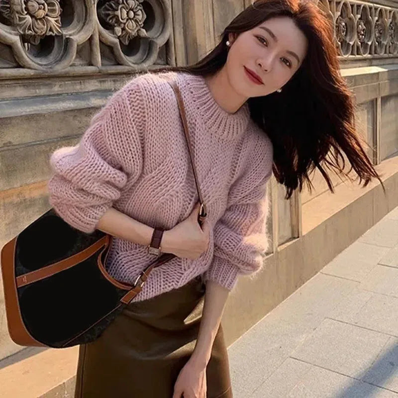 Jersey de Manga Larga con Corte Amplio Para Mujer | Ideal Para Invierno