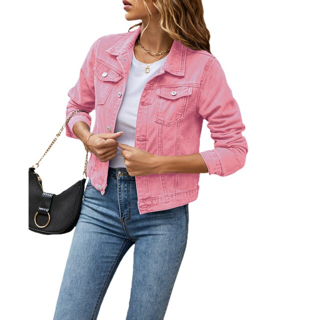 Chaqueta Corta Con Corte Oversize Para Mujer | Ideal Para Uso Diario En Ciudad O En Desplazamientos