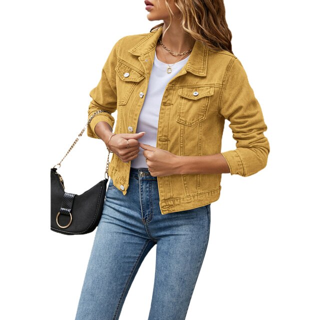 Chaqueta Corta Con Corte Oversize Para Mujer | Ideal Para Uso Diario En Ciudad O En Desplazamientos
