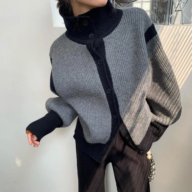 Jersey De Manga Larga Con Corte Amplio Para Mujer | Ideal Para Otoño