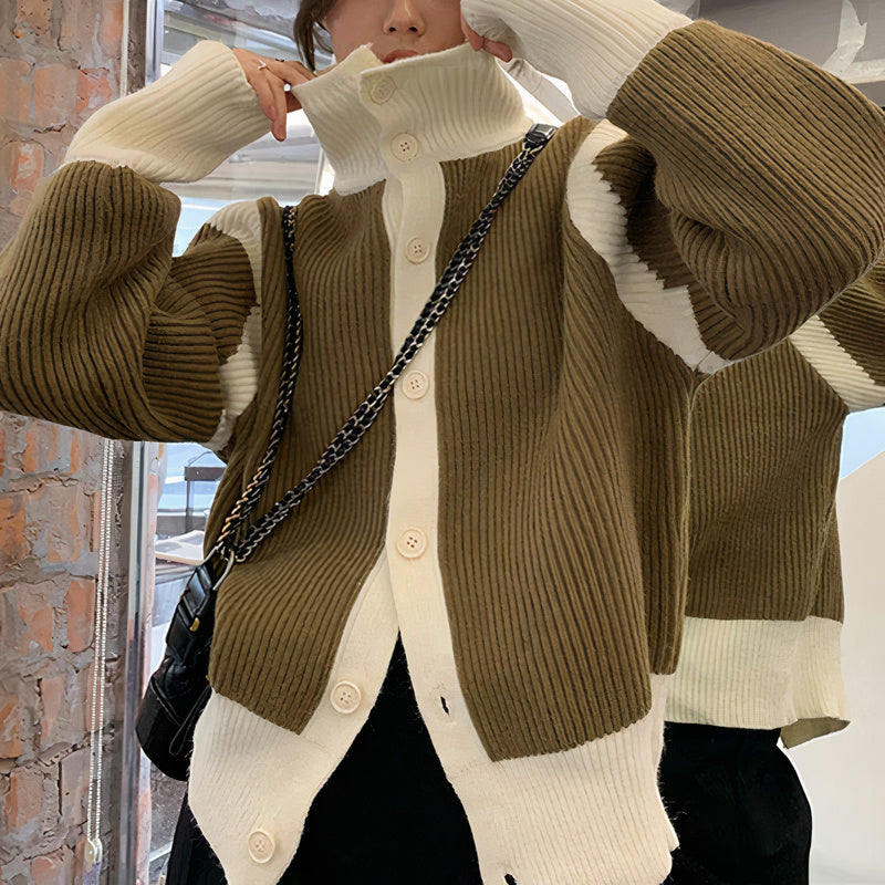 Jersey De Manga Larga Con Corte Amplio Para Mujer | Ideal Para Otoño