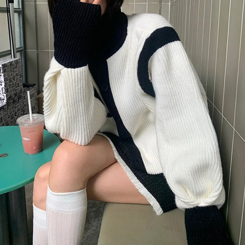 Jersey De Manga Larga Con Corte Amplio Para Mujer | Ideal Para Otoño