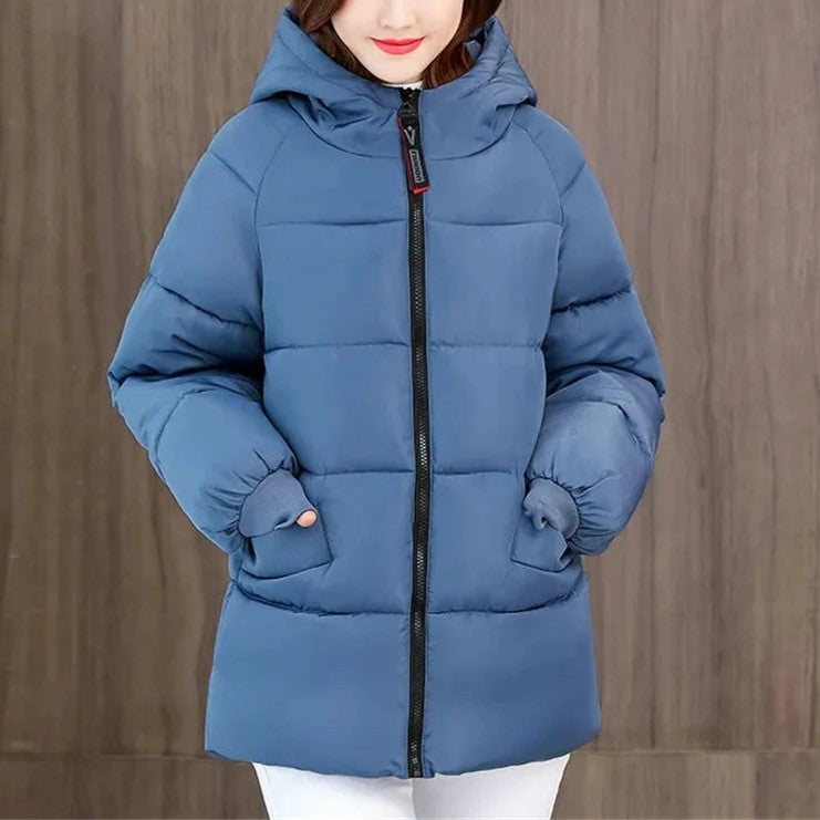 Parka Largo Con Capucha Para Mujer | Ideal Para La Temporada Fría