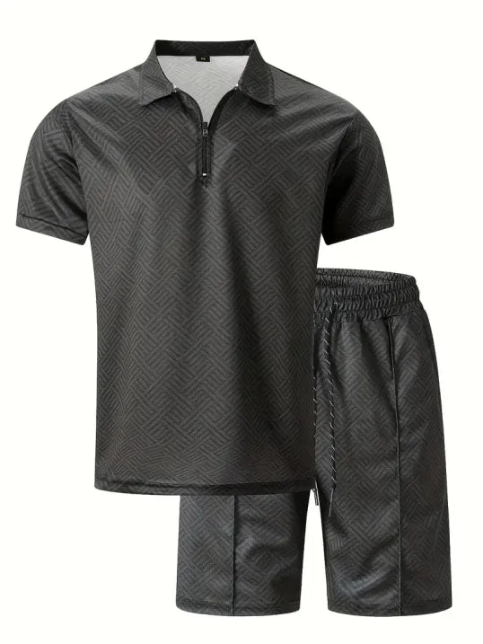 Conjunto de Verano para Hombre con Top de Manga Corta y Short | Ideal para Uso Diario