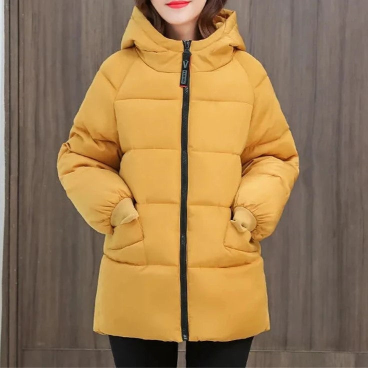 Parka Largo Con Capucha Para Mujer | Ideal Para La Temporada Fría