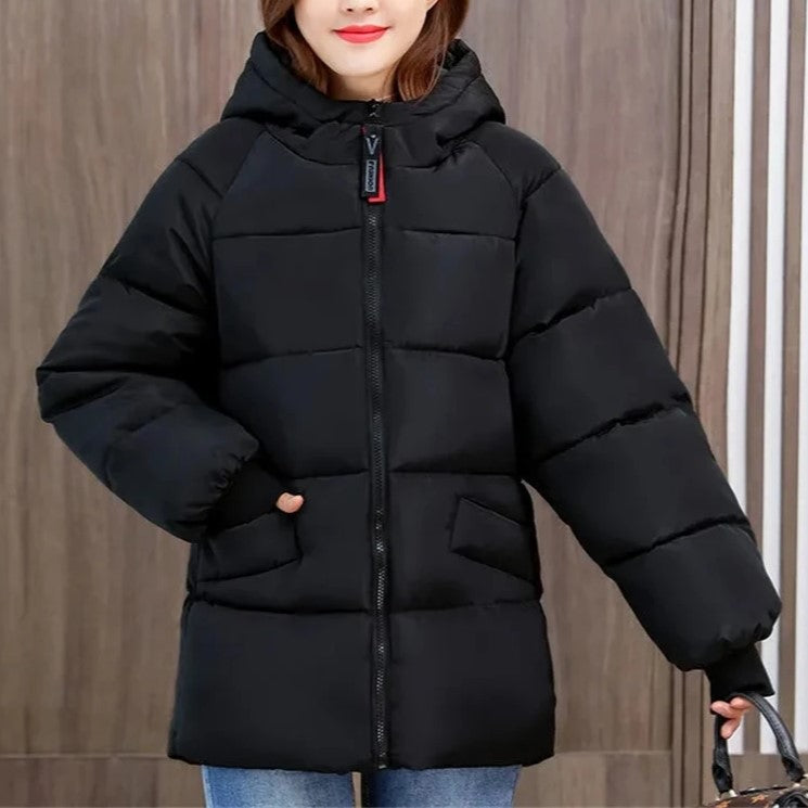 Parka Largo Con Capucha Para Mujer | Ideal Para La Temporada Fría