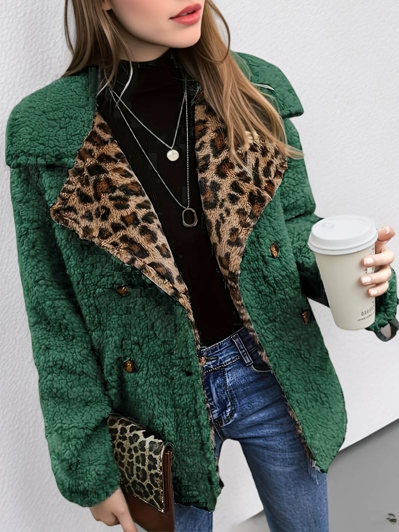 Chaqueta Con Estampado Animal Para Mujer | Ideal Para Invierno