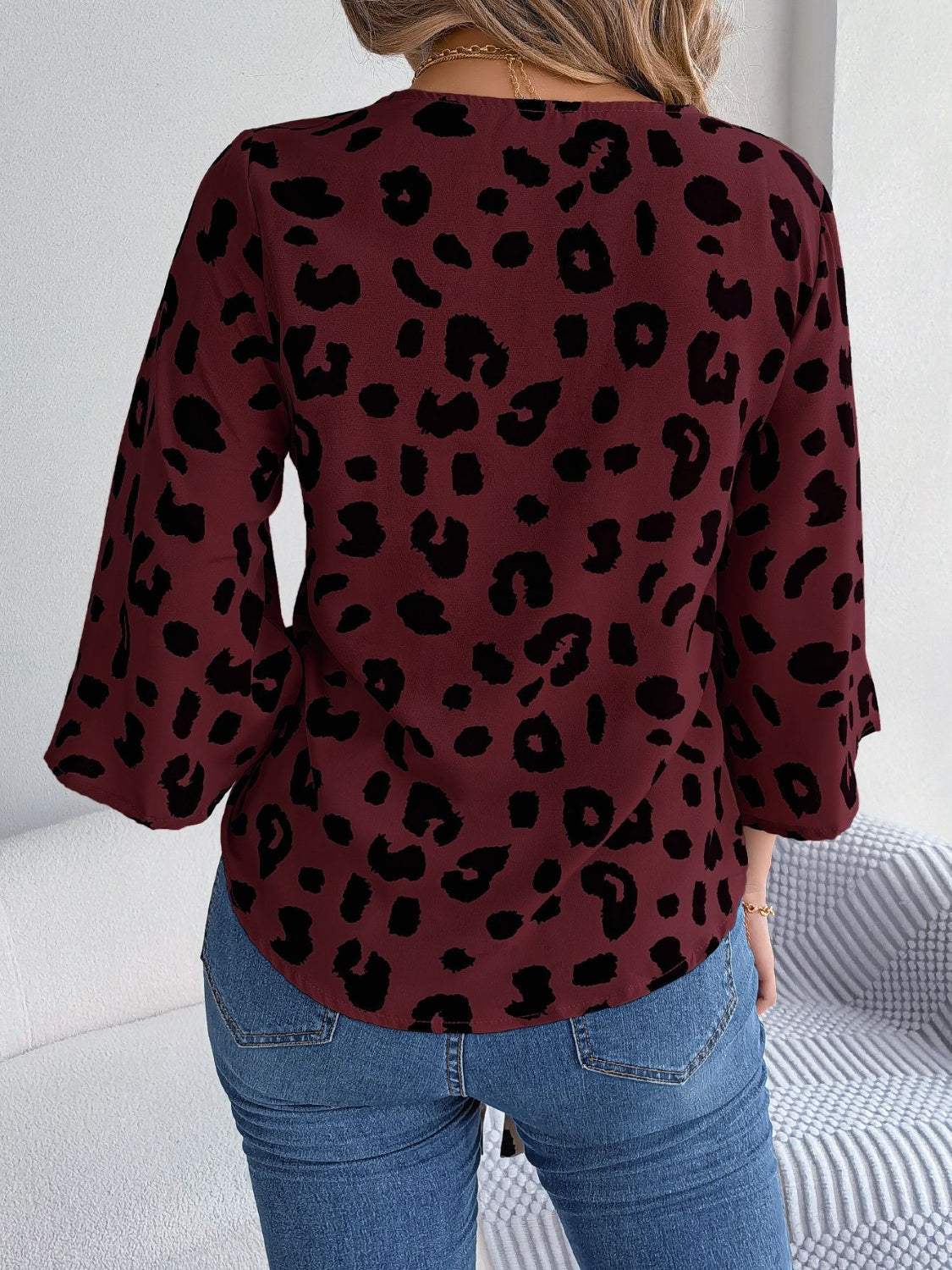 Blusa Con Estampado Animal Para Mujer | Ideal Para Uso Diario Y Ocasiones Variadas