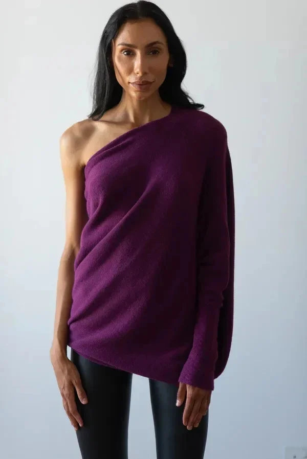 Jersey Oversize Con Cuello Convertible Para Mujer | Ideal Para Uso Diario O Profesional