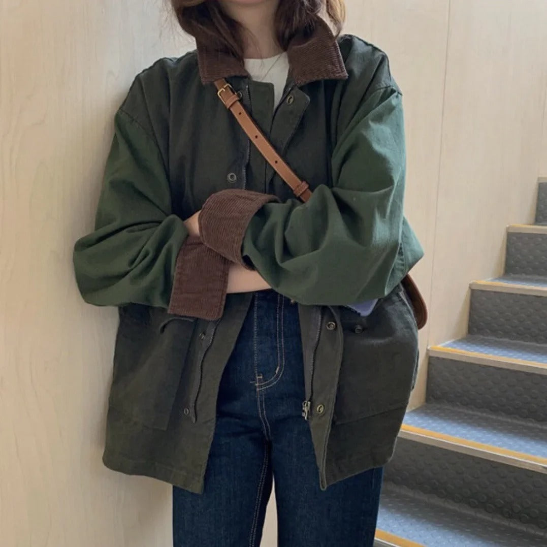 Chaqueta Con Capucha Ajustable Para Mujer | Ideal Para Uso Urbano Y Al Aire Libre