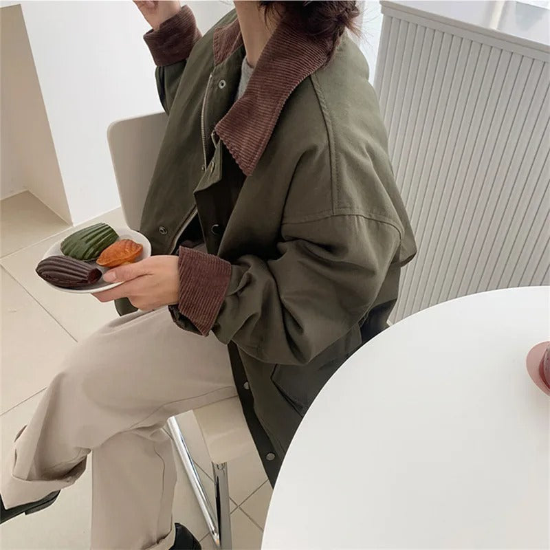 Chaqueta Con Capucha Ajustable Para Mujer | Ideal Para Uso Urbano Y Al Aire Libre