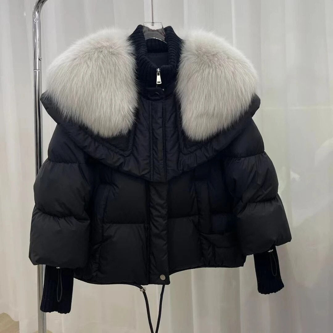 Abrigo Acolchado Largo con Cierre de Cremallera para Mujer | Ideal para Invierno
